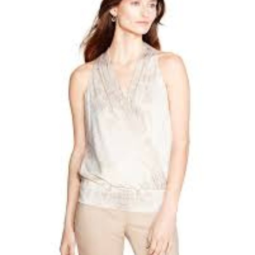 *5 for $25 Bundle Option* WHBM Sleeveless Snake Print Shell Top